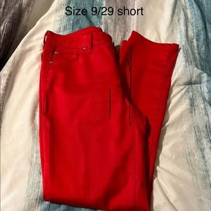 Celebrity pink skinny pants